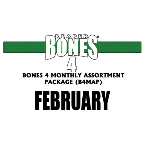 Reaper Miniatures REM97427 Bones Black 4 MAP Φεβρουάριος 2020 Μινιατούρες & Παιχνίδια