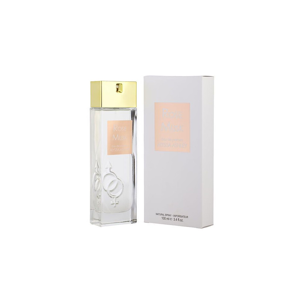 Alyssa Ashley Rose Musk By Eau De Parfum Spray 3.4 Oz(D0