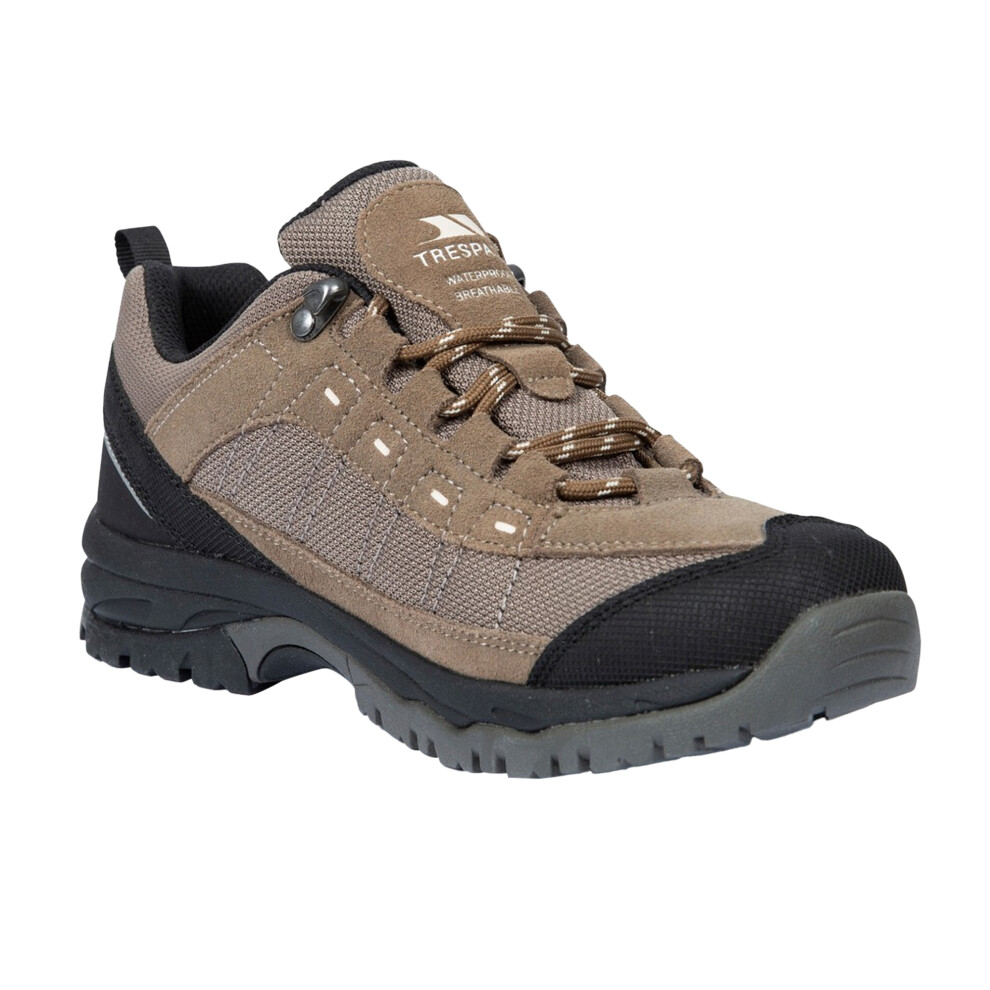 (8 UK, Fawn) Trespass Womens/Ladies Scree Lace Up Technical Walking Shoes