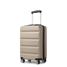 (19 inch) 20/24/28'' Gold Color ABS Hard Shell Expandable Suitcase With TSA Lock