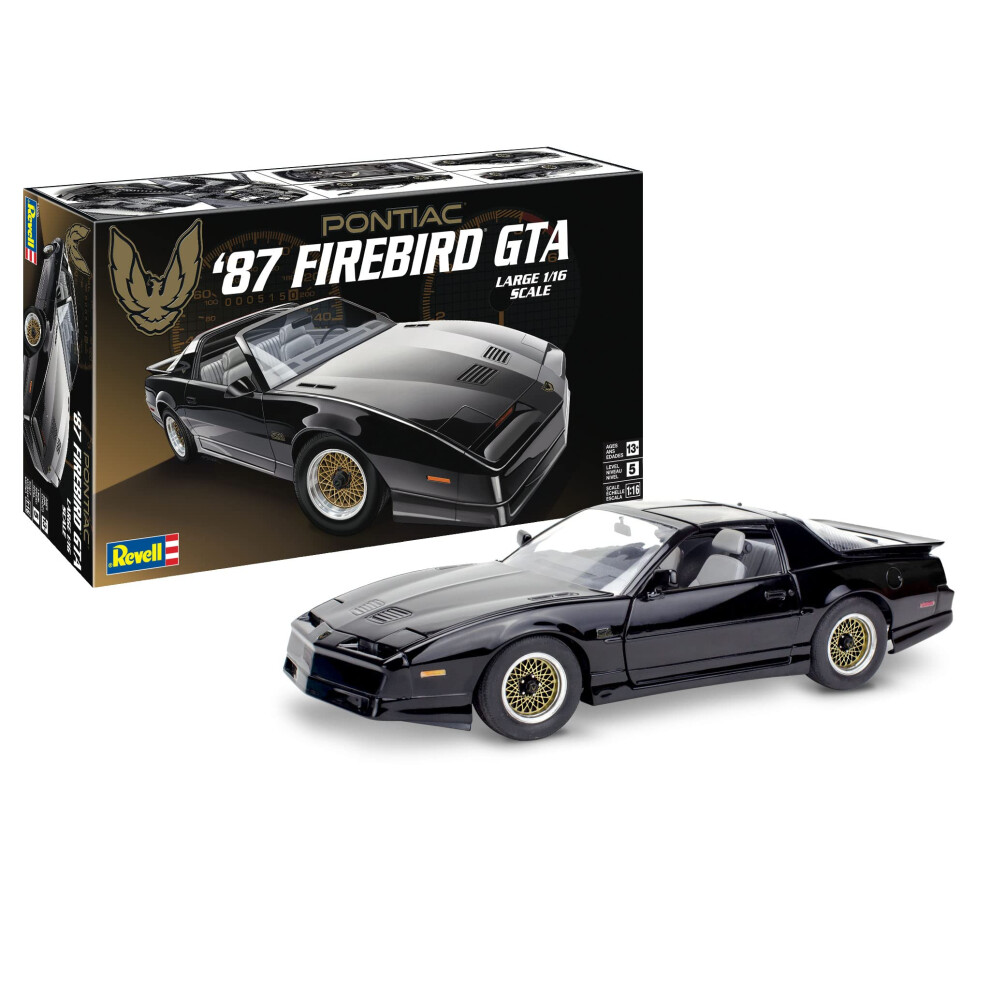 Revell 14535 '87 Pontiac Firebird GTA 1:16 Scale 144-Piece Skill Level