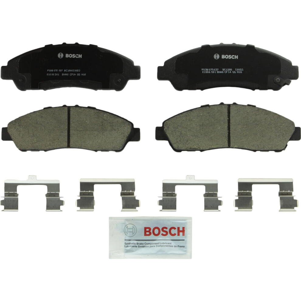 BOSCH BC1280 QuietCast Premium Ceramic Disc Brake Pad Set - Compatible