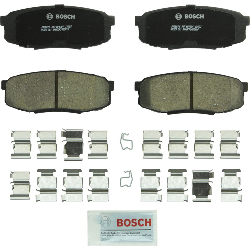 BOSCH BC1304 QuietCast Premium Ceramic Disc Brake Pad Set - Compatible