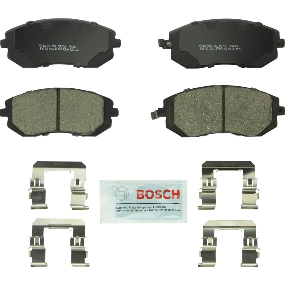 BOSCH BC929 QuietCast Premium Ceramic Disc Brake Pad Set - Compatible