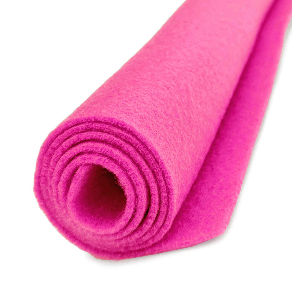 Hot Pink - Premium Acrylic Felt XL Craft Sheet - 1 12x18 inch Sheet