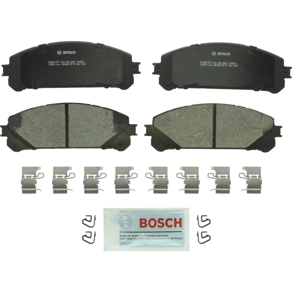 BOSCH BC1324 QuietCast Premium Ceramic Disc Brake Pad Set - Compatible