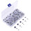 KUUQA 1220 Pieces Self Adhesive Wiggle Googly Eyes (Assorted Sizes) 1