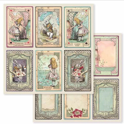 Stamperia International KFT Small Paper Pad 10 Sheets Double Sided Ali 2