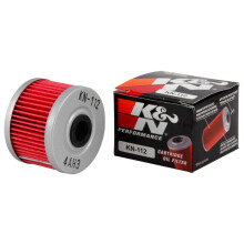 K&N Motorcycle Oil Filter: High Performance Premium Designed to be u