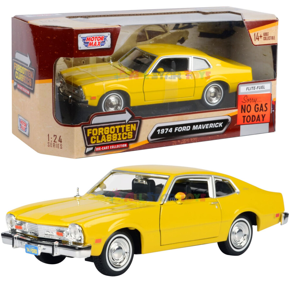 1974 for Ford Maverick 1:24 Scale Diecast Replica Model by Motormax Fo