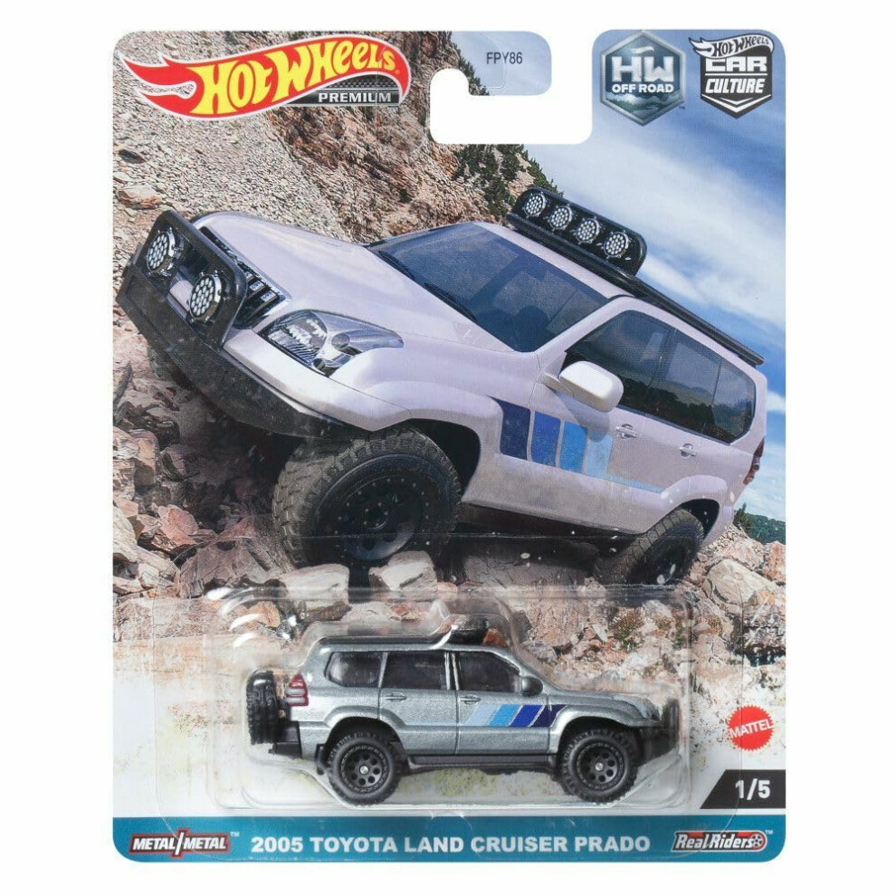 Hot Wheels HKC70 Car Culture Off Road - 2005 Toyota Land Cruiser Prado