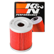 K&N Motorcycle Oil Filter: High Performance Premium Designed to be u