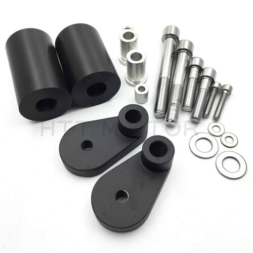 HTTMT MT219-006-BK No Cut Frame Slider Crash Protector per CBR 1000RR 2006 2007 Nero 2