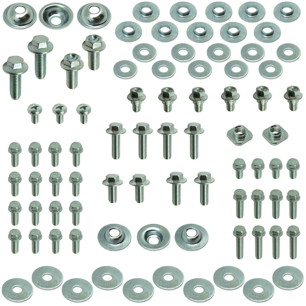 87 pc Specbolt Suzuki RM RMZ Body Bolt KIT for Plastics fenders seat F