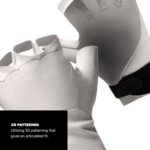 Black Diamond BLACK DIAMOND Equipment Crack Gloves - White - Medium 2