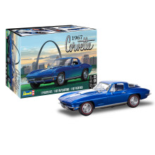 Revell 85-4517 1967 Corvette Coupe Model Car Kit 1:25 Scale 116-Piece