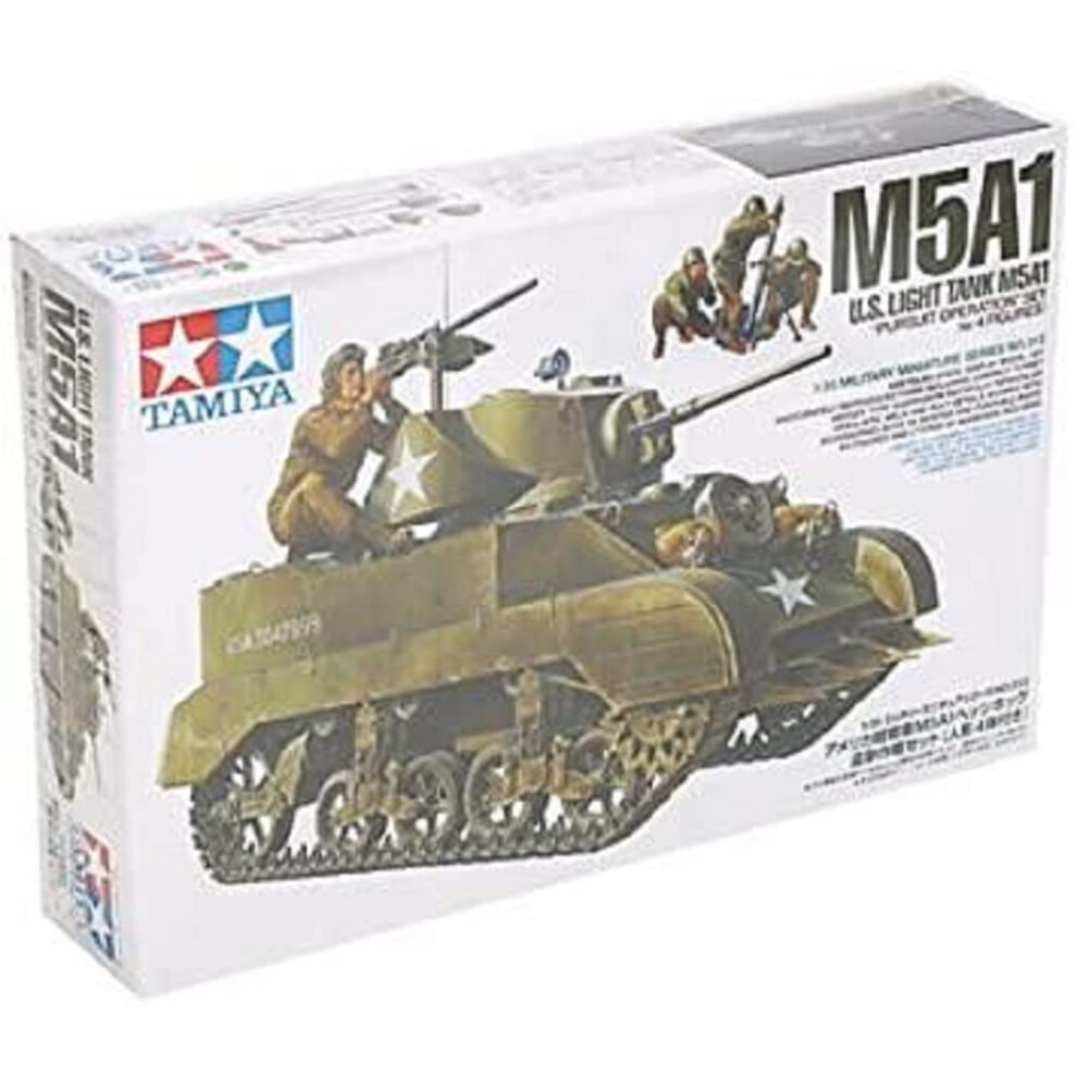 Tamiya 35313 1/35 US Light Tank M5A1 Plastic Model Kit