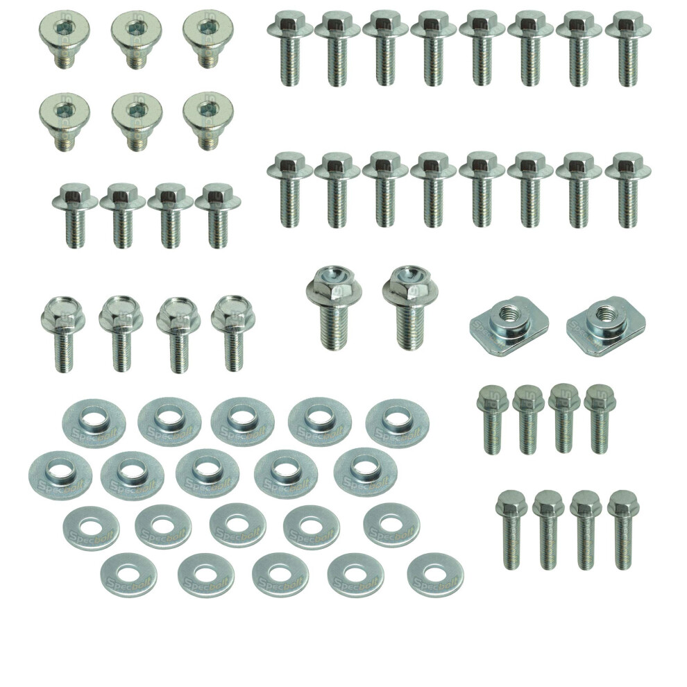 62pc Specbolt YZ YZF WR Body Bolt KIT for Yamaha Plastics  Seat  Fende