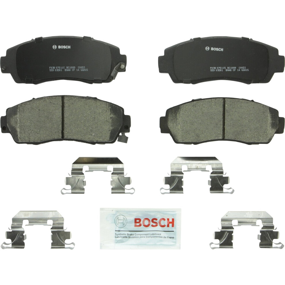 BOSCH BC1089 QuietCast Premium Ceramic Disc Brake Pad Set - Compatible