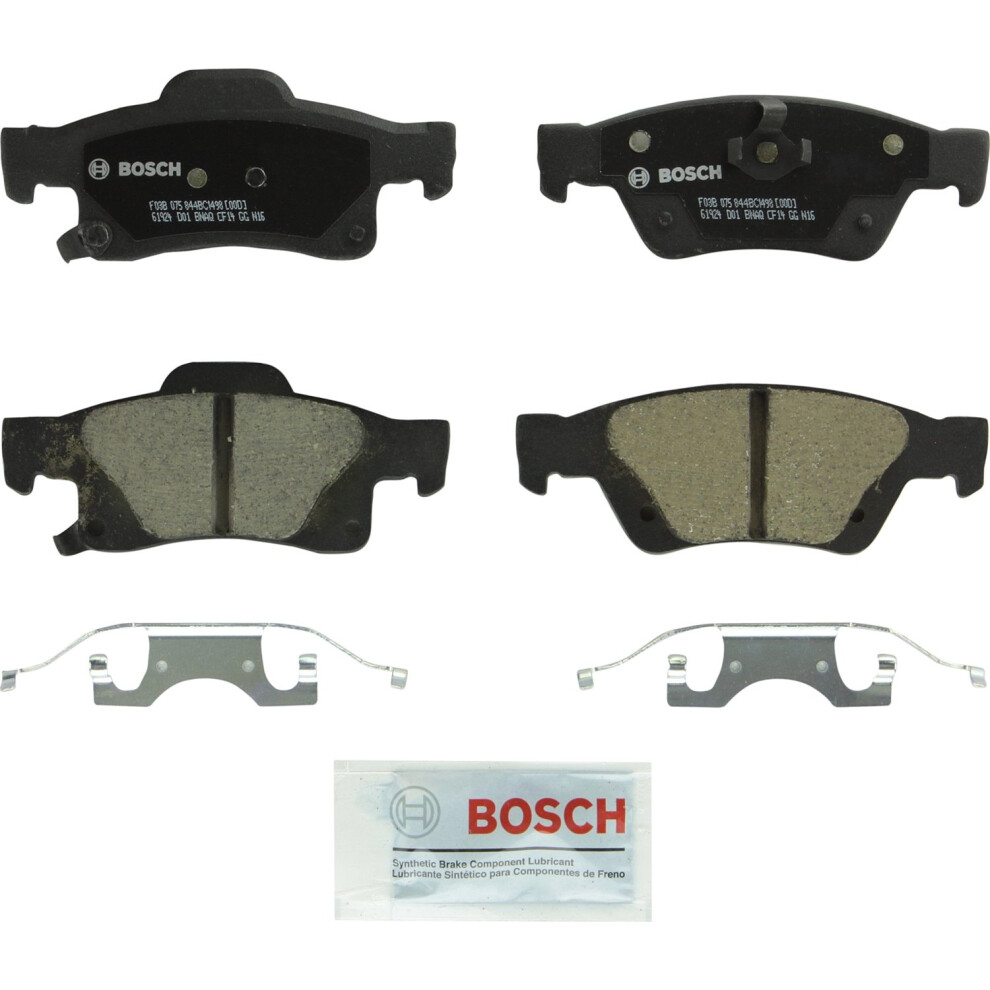 BOSCH BC1498 QuietCast Premium Ceramic Disc Brake Pad Set - Compatible