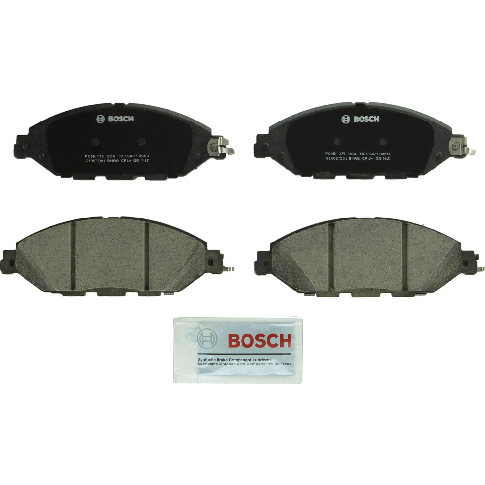 BOSCH BC1649 QuietCast Premium Ceramic Disc Brake Pad Set - Compatible