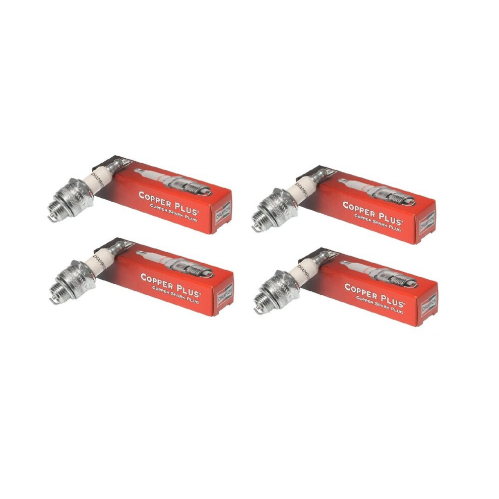 Champion RJ19HX (973) Copper Plus Small Engine Spark Plug  Pack of 4