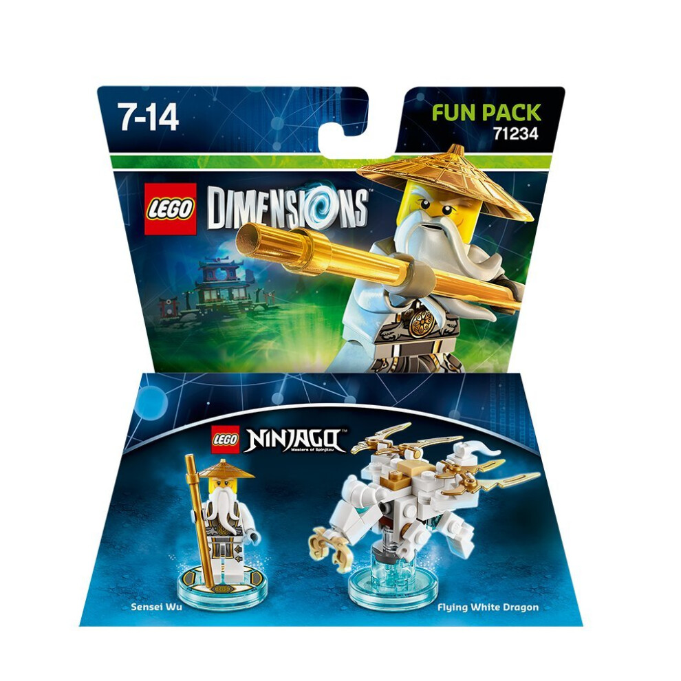 Lego Dimensions: Fun Pack Sensei Wu White Ninja (Electronic Games)