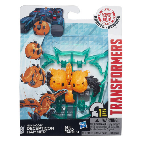 Transformers Transformers Ρομπότ Σε Κίνηση Minicon Decepticon Hammer Action Figure 1