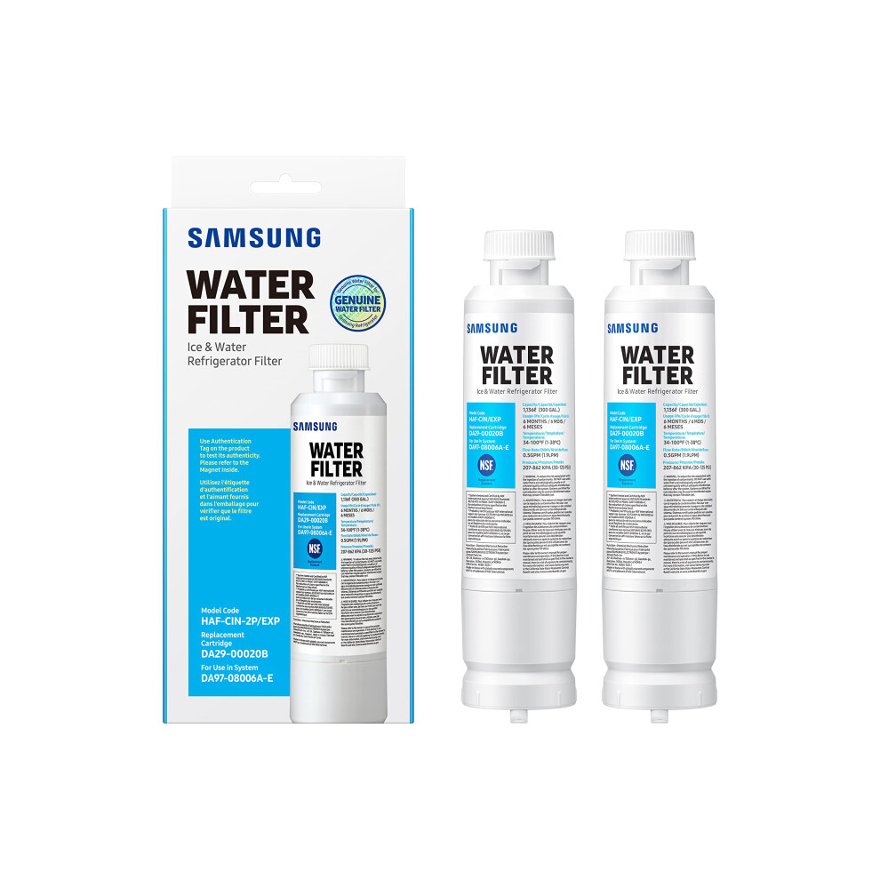 SAMSUNG Genuine Filters for Refrigerator Water and Ice  Carbon Block F