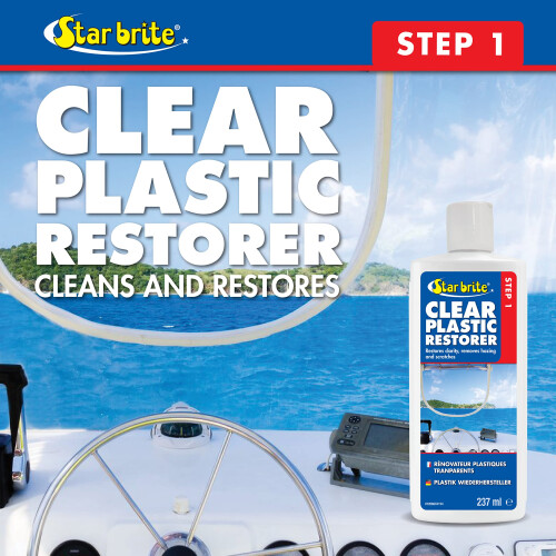 STAR BRITE Clear Plastic Restorer - Step 1 - Ultimate Solution for Res 1