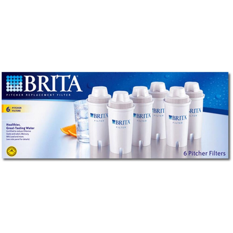 Brita Replacement Filter for Pitchers (6 Pack)