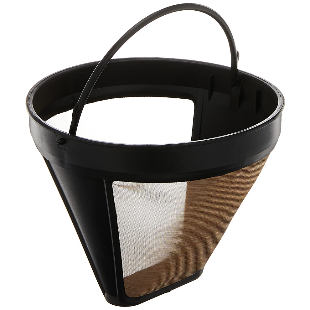 Braun Gold Tone Permanent Coffee Filter  Reusable #4 Cone Shaped  No P