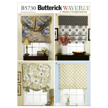BUTTERICK PATTERNS B5730 Window Shade and Valance One Size Only
