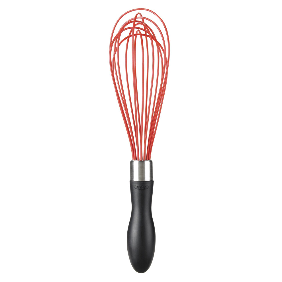 OXO Good Grips 11-Inch Silicone Balloon Whisk - Red