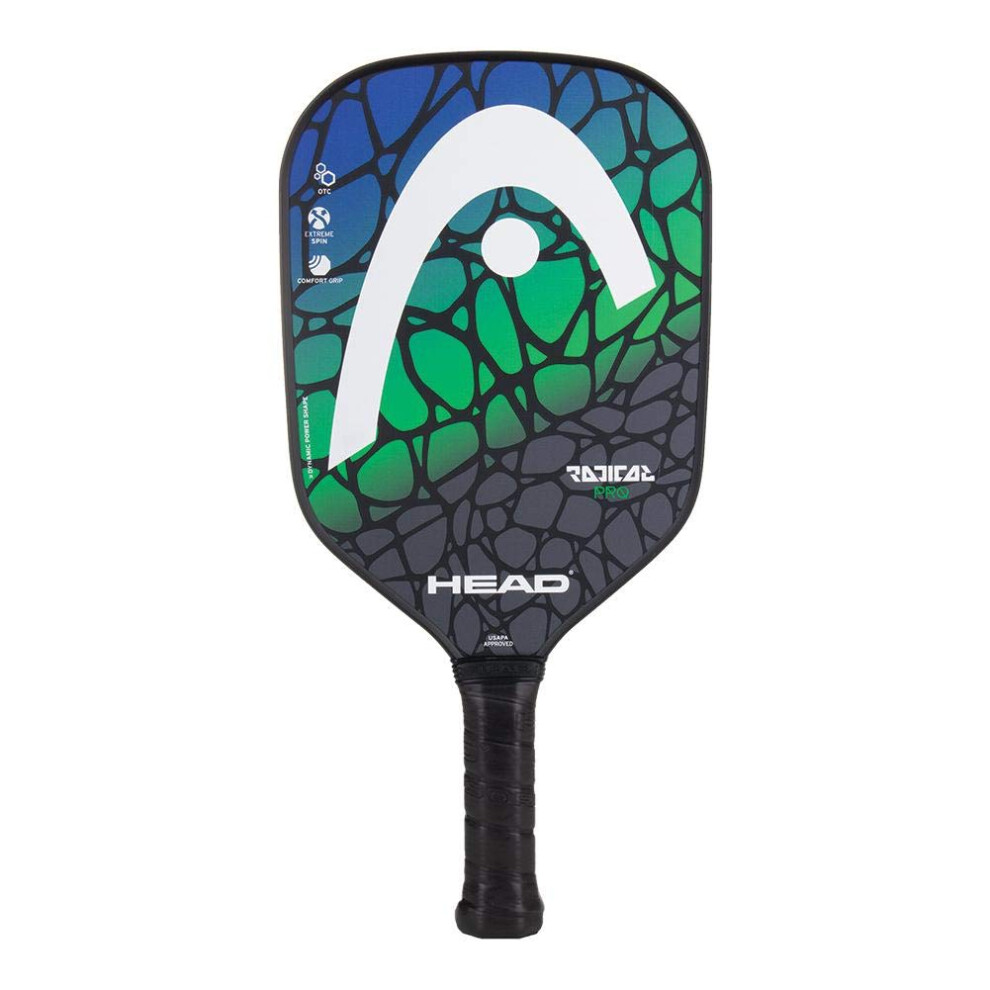 HEAD Fiberglass Pickleball Paddle - Radical Pro Textured Paddle w/ Hon