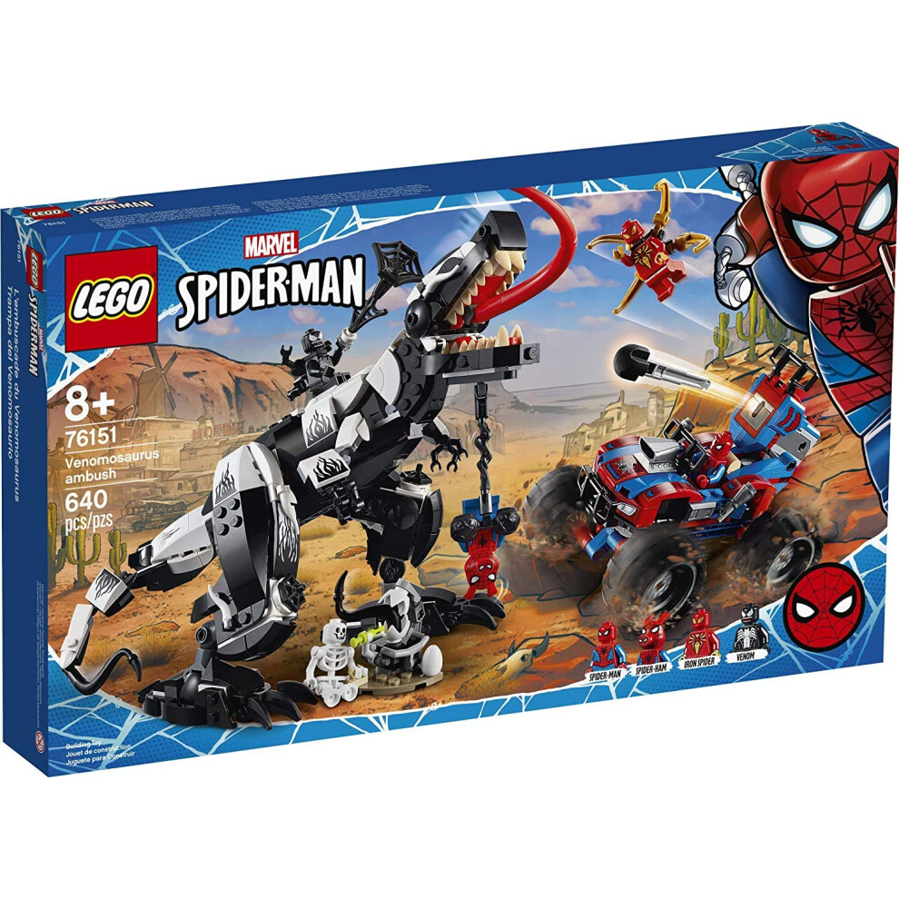 LEGO Marvel Spider-Man Venomosaurus Ambush 76151 Building Toy with Sup