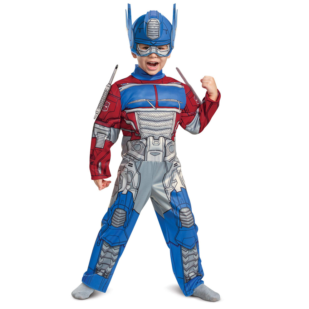 Photos - Fancy Dress Disguise Optimus Prime Costume Toddlers Muscle Transformer Costumes f 104899M
