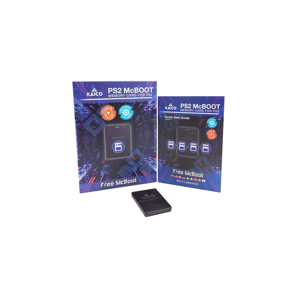 Kaico Free Mcboot 8Mb Ps2 Memory Card Running Fmcb Ps2 Mcboot 1.966 Fo 848048041865
