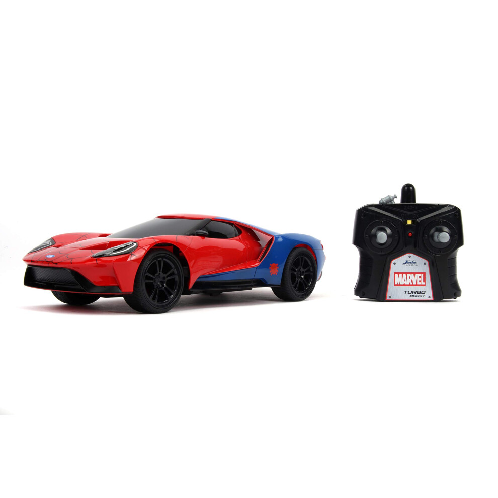 Jada Toys Marvel Spider-Man 2017 Ford GT 1:16 Radio Control Cars