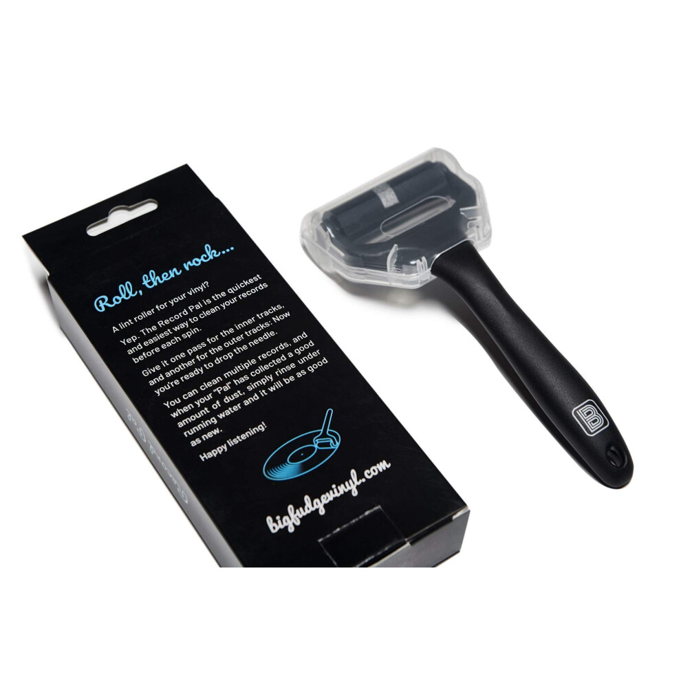 Big Fudge Record Pal Vinyl Roller Cleaner. Vinyl Record Cleaner Black 850020702190