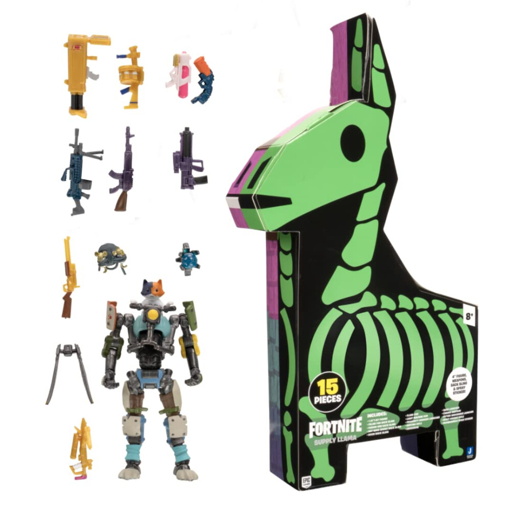 Fortnite Supply Llama  Includes Highly-Detailed and Articulated 4-inch