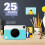 Kodak Kodak Printomatic Instant Camera (Blue) Gift Bundle + Zink Paper (20 S 4
