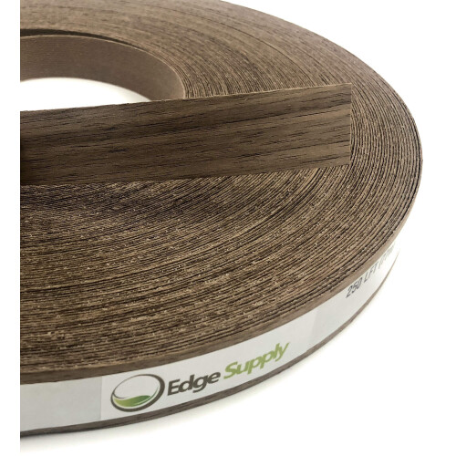 Edge Supply Καρυδιά 7/8" x 250' Ρολό Πριγκλιωμένο, Κολλητικό Ξύλινο Βενετσιάνικο 1