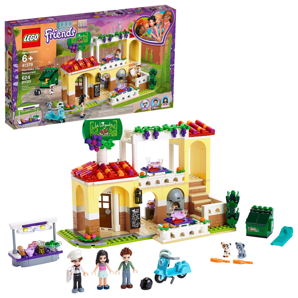 LEGO Friends Heartlake City Restaurant 41379 Restaurant Playset with M