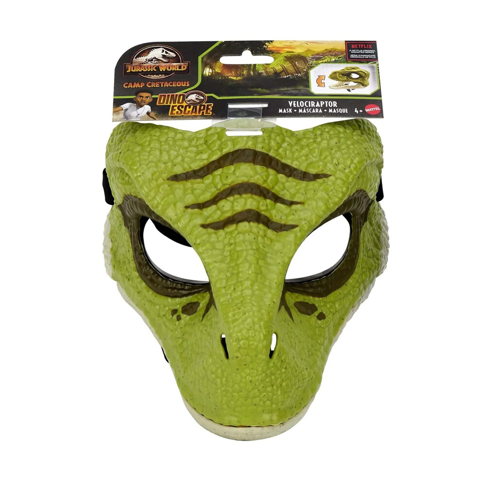 Jurrasic World Camp Cretaceus Veloiraptor Mask