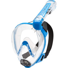 Cressi Duke Dry Clear/Blue M/L