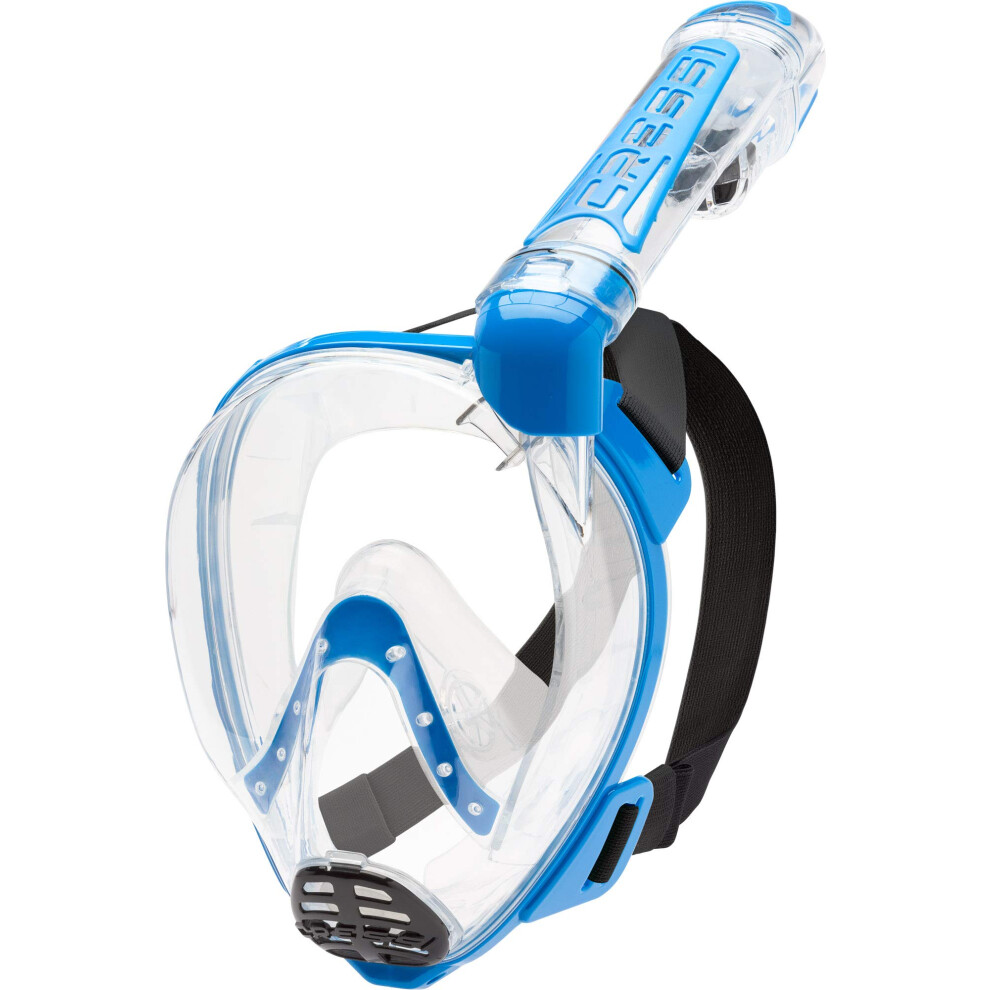 Cressi Duke Dry  Clear/Blue  M/L