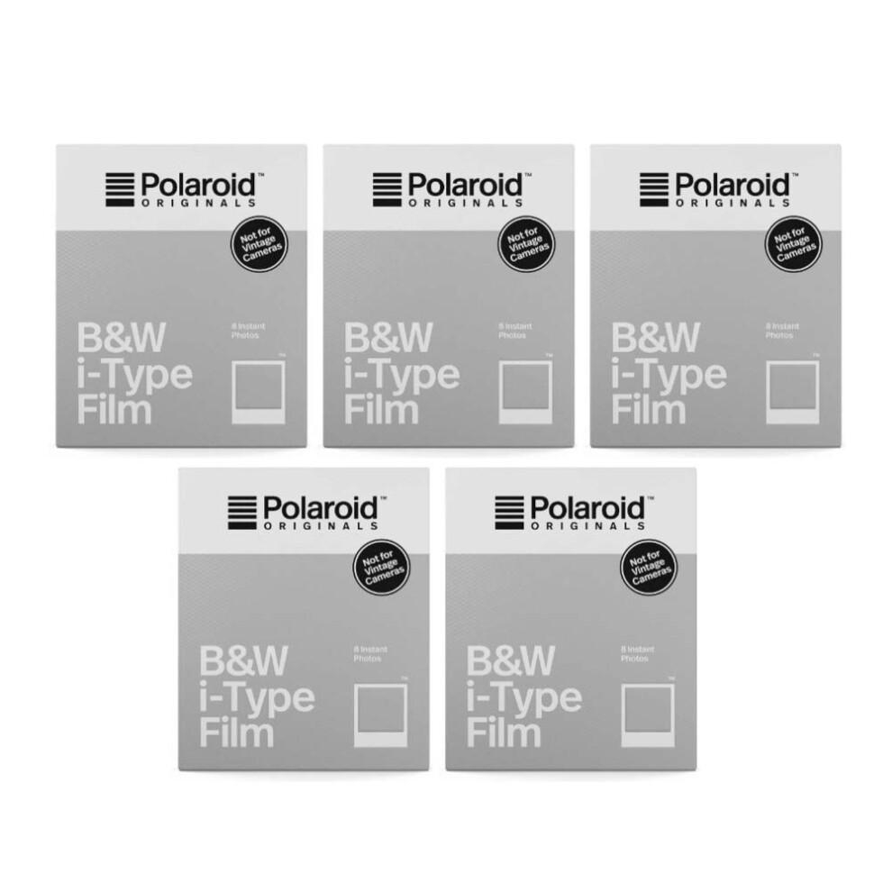 Polaroid Originals Standard B&W Instant Film for i-Type Cameras (40 Ex