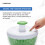 Farberware Farberware Pro Pump Salatschleuder mit Schüssel, Sieb & integriertem Abflusssystem, 6,6 l 4