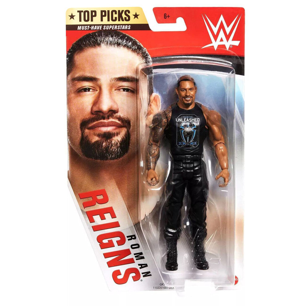 WWE Roman Reigns Top Picks 6-inch Action Figures with Articulation & L